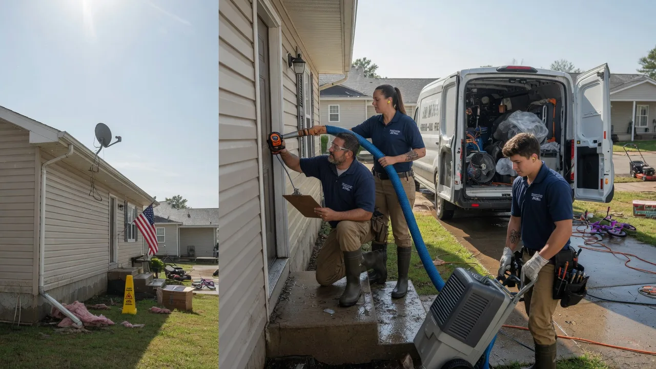 Ceiling Water Damage Restoration in Antigo, WI near me
